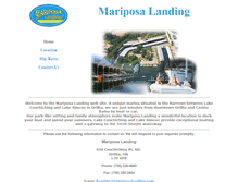 Tablet Screenshot of mariposalanding.com